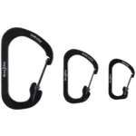 Nite Ize SlideLock Carabiner 3 Stuks Zwart CSLC-01-R6