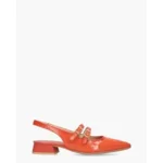 Hispanitas Rio-V24 Scarlett Rood Dames Slingbackpumps