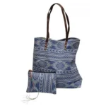 Go2Beach shopper / tassen set Aztek blue