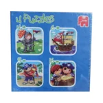 Puzzel piraten 4 in 1