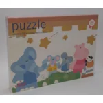 Sevi - Tweezijdige houten puzzel - Circus - 24 stukjes