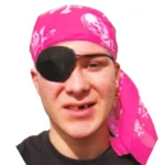 Zakdoek - Roze - Bandana - Piraat