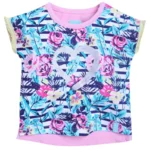 Beebielove Babykleding Meisjes Tshirt Flowers (Multicolor)