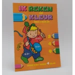 Ik reken en kleur van 1 tot 10 - Vanaf 4 jaar - Oranje uitvoering