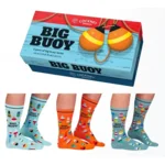 ODD SOCKS Herensokken Big Buoy Multipack 3 paar 39-46 Cadeaudoos