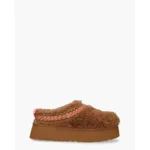 Ugg Tazz Braid Cognac Damesslippers