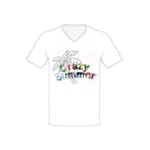 T-shirt - Crazy summer - Wit - S