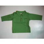 Groene polo lange mouwen doggy 68/6m