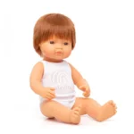 Miniland Babypop Roodharige Jongen 38cm