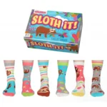 Odd Socks Damessokken Sloth It Multipack Mismatched 37-42 Cadeaudoos