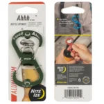 Nite Ize Ahhh ... Aluminium Groen Karabijnhaak Flesopener SBOA-08-R6