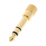 T-bone verloopstekker van mini plug 3,5mm naar stereo jack 6,35mm