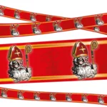 Decoratie banner Sinterklaas 610cm x 8 cm - Slinger Sinterklaas