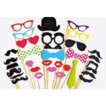 Photobooth Props  | Foto accessoires - feest 30 stuks