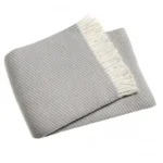 Plaid Felipe Zen Light Grey 140 x 180cm