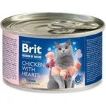 Brit Premium by Nature Chicken with Hearts 200g - 6 Stuks