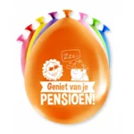 Ballonnen - Geniet van je pensioen - 8st.