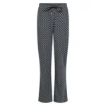 Jaquard print broek Audrey Zoso Petrol XS