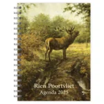 Bureau agenda - 2025 - Rien Poortvliet - Edelhert - 17,6x23,8cm