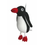 Wiebeldier aan veer - Pinguin