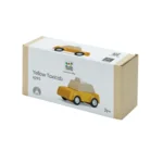 Plan Toys - Houten gele taxi