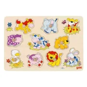 Goki Steekpuzzel - Dierenbaby'S