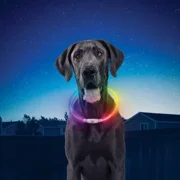 Nite Ize NiteHowl Oplaadbare halsband voor de hond met Led verlichting Disc-O-Select NHOR-07S-R3