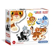 Clementoni - Mijn eerste puzzels - 4 puzzels - Wilde dieren