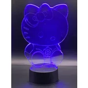 3D led lamp - Hello kitty