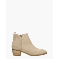 Di Lauro Wienie Beige Dames Enkelboots