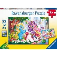 Ravensburger Puzzel Lieve eenhoorn 2x12 stukjes