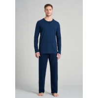 Schiesser – Natural Dye – Pyjama – 175617 – Night Blue