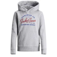 Hoodie / Sweater - Jack & Jones grijs 152