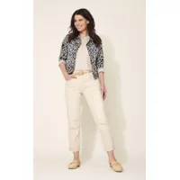 Para Mi Dames broek: Bobby, beige Color denim L29 ( PARA.199 )