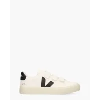 Veja Recife Logo Chromefree Leather Wit/Zwart Damessneakers