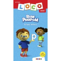 Loco Mini - Boekje - Rompompom - Ik leer letters - 4-6 Jaar