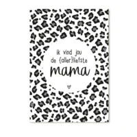 Cadeaukaartje Ik vind jou de allerliefste mama