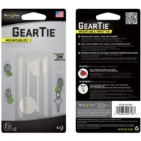 Nite Ize Gear Tie Mountable 2" Wit 2 Stuks Herbruikbare kabelbinder GTU2-02-2R7