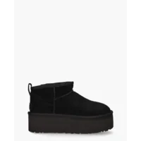 Ugg Classic Ultra Mini Platform Zwart Dames Enkelboots