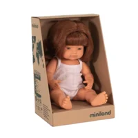 Miniland Babypop Roodharig Meisje 38cm