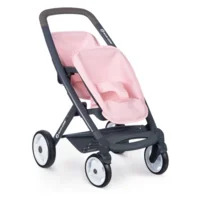 Smoby Maxi-Cosi Poppenwagen voor 2 Poppen - Roze