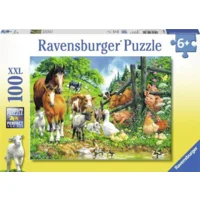 Puzzel - Dierenbijeenkomst - 100st. XXL