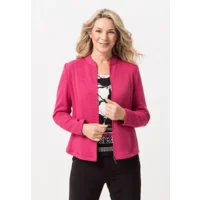 Frank Walder gilet met rits: Fuschia ( WAL.35 )