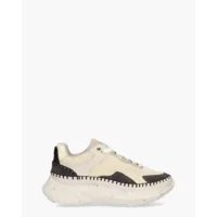 Nubikk Ross Riviera Off-White/Zwart Damessneakers