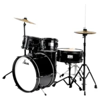 XDrum Junior Pro II Black Kid's Drum Set (5-9j)