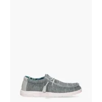 Hey Dude Wally Sox Blauw/Grijs Heren Veterschoenen