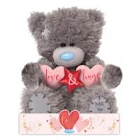 Knuffel - Beer - Love & hugs - 16cm