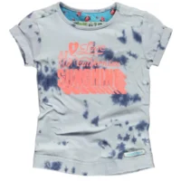 girls shirt Denim tie dye