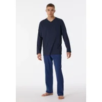 Schiesser – Comfort Essentials  - Pyjama – 180251 – Night Blue