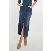 Para Mi Jeans Rok: Jealey, Dark Used, met split vooraan ( PARA.324 )